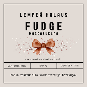 FUDGE Moccasuklaa - Lempeä halaus